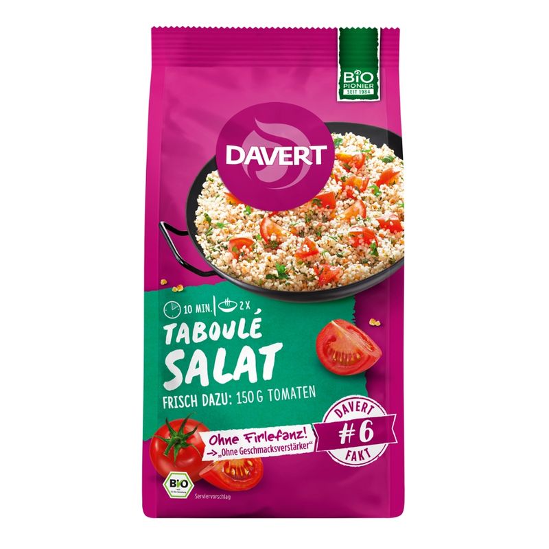 Davert Taboulé Salat 170g - Produktbild