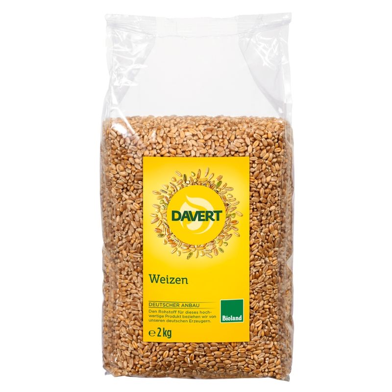 Davert Weizen Bioland, 2kg - Produktbild