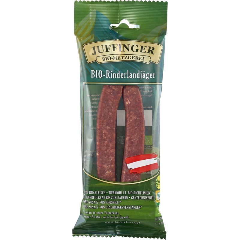 Juffinger Bio-Metzgerei BIO-Rinderlandjäger 1Paar - Produktbild