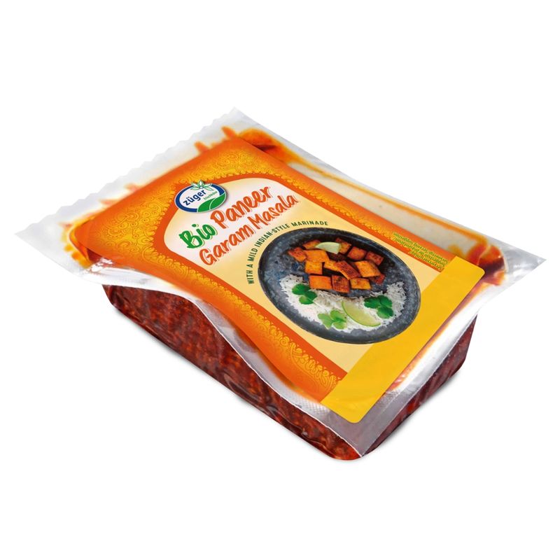 Züger Frischkäse AG Züger Bio Paneer Garam Masala Block 200g - Produktbild