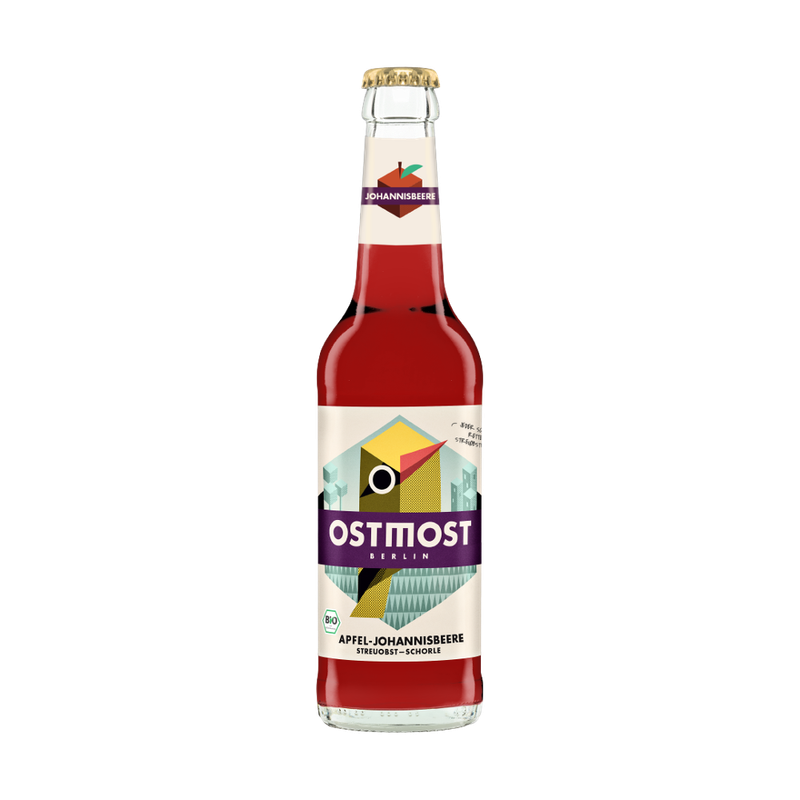 OSTMOST OSTMOST Bio Apfel-Johannisbeer Streuobstschorle - Produktbild