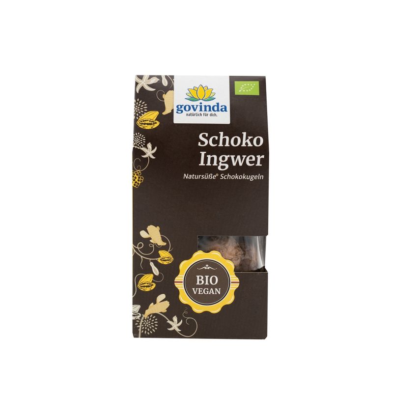 Govinda Schoko-Ingwer Kugeln - Produktbild