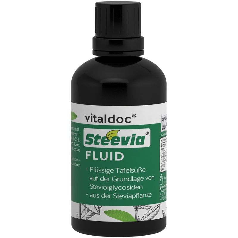 GESUND & Leben Reformqualität seit 1995 vitaldoc® Steevia FLUID - Produktbild