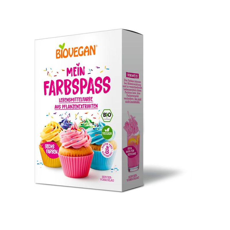 Biovegan Farbspaß, Färbende Lebensmittel, BIO - Produktbild