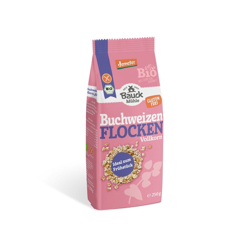 Bauck Mühle Buchweizenflocken glutenfrei Demeter - Produktbild