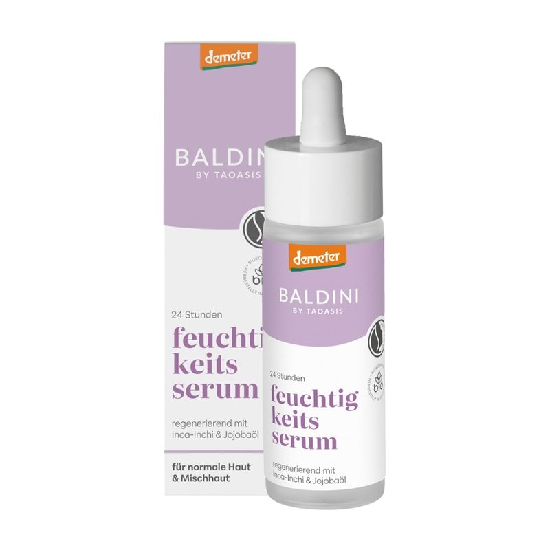 Baldini Baldini Feuchtigkeits-Fluid demeter 30ml mit Pipette - Produktbild