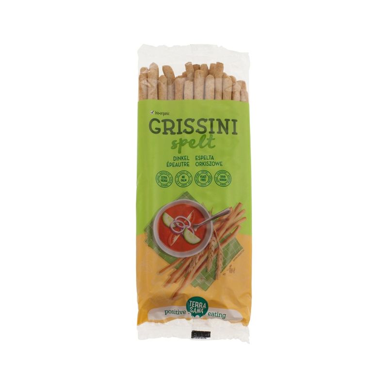 TerraSana Grissini aus Dinkel (Knusperstangen) - Produktbild