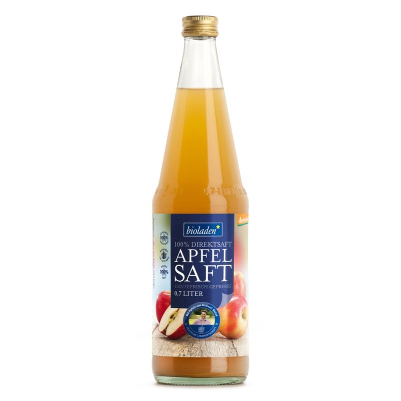 bioladen Apfelsaft, naturtrüb - Produktbild
