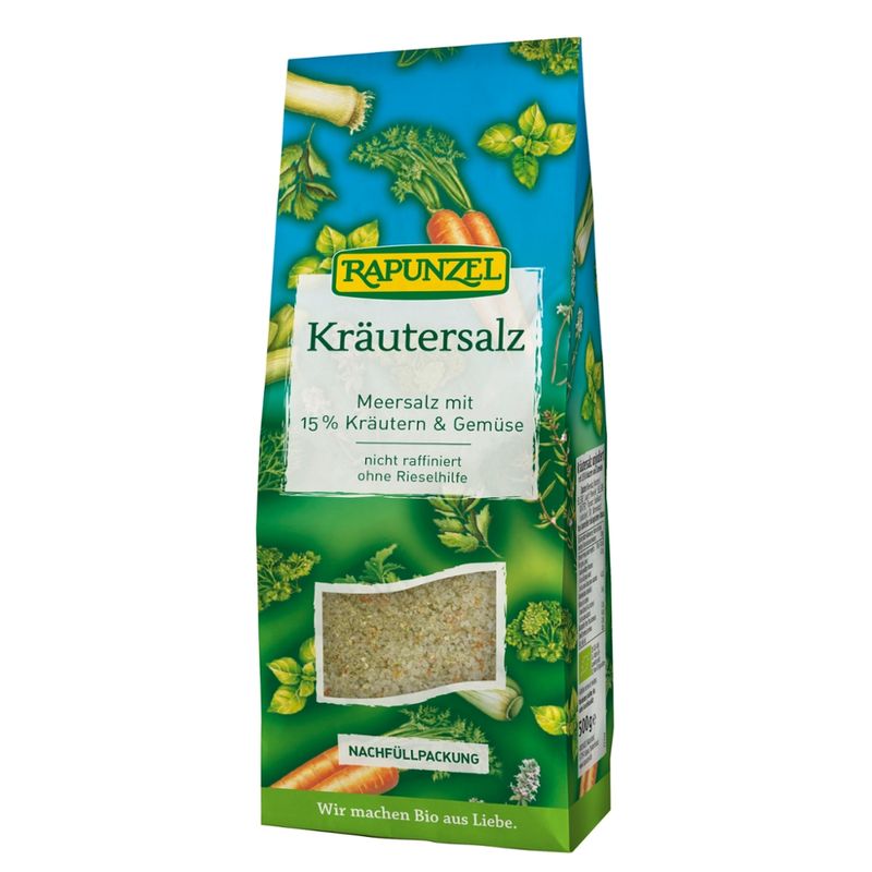 Rapunzel Kräutersalz mit 15% Kräutern und Gemüse - Produktbild