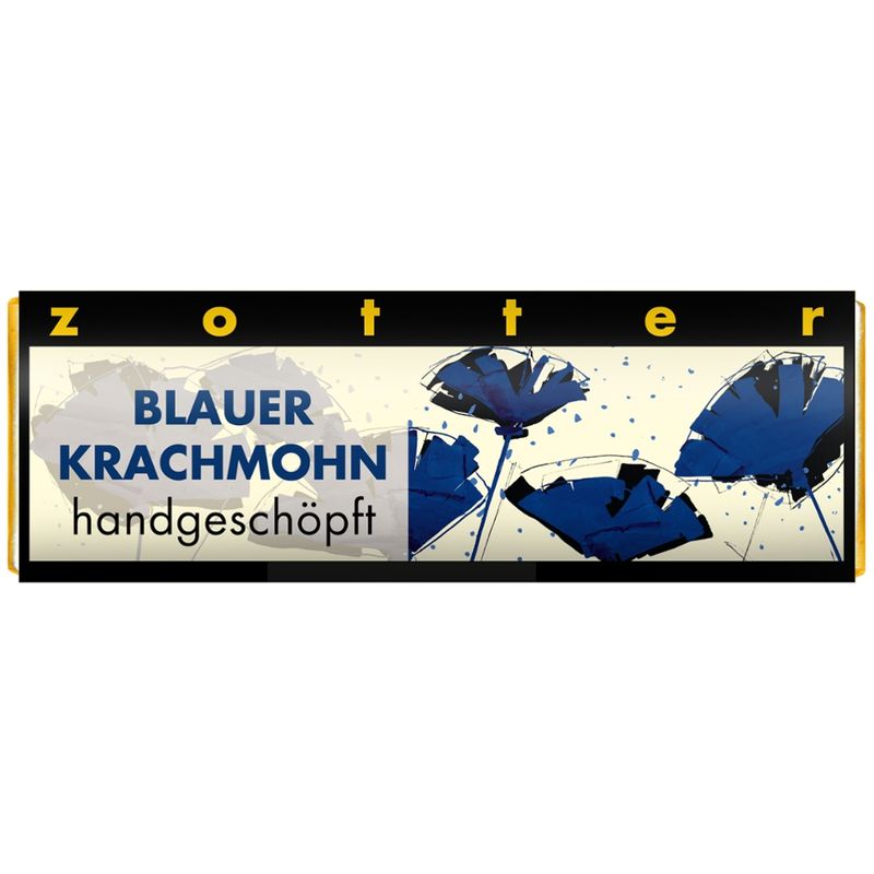 Zotter Schokolade Schoko-Mini Blauer Krachmohn - Produktbild