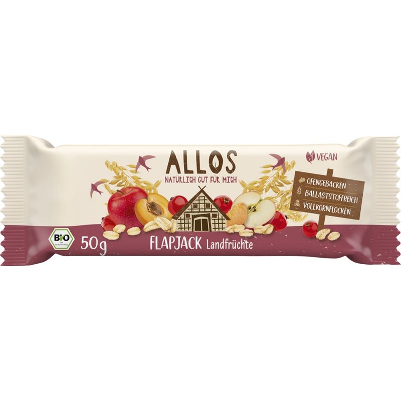 Allos Flapjack Landfrüchte - Produktbild
