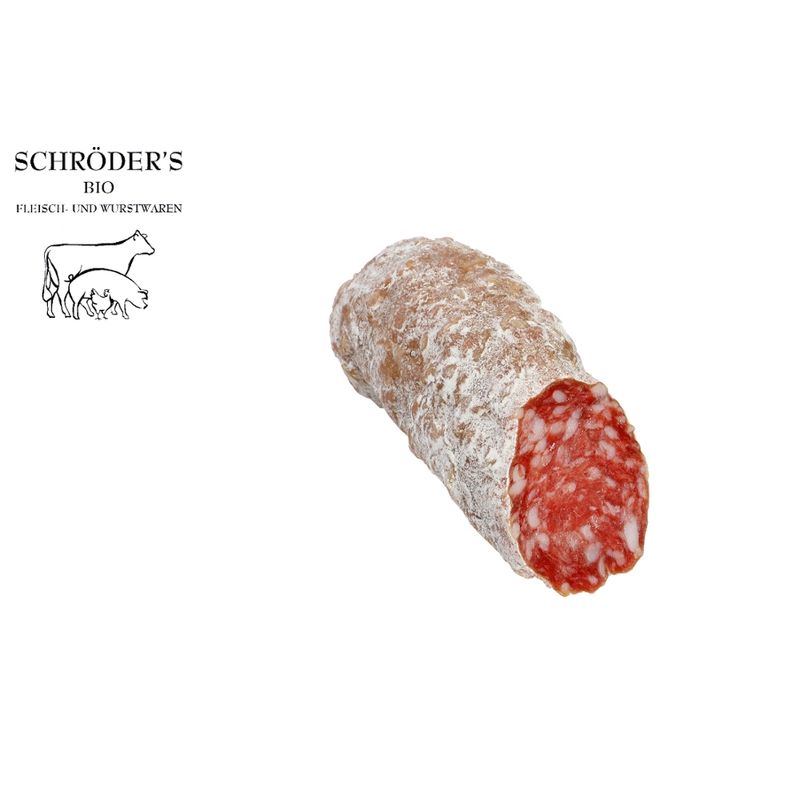 Schröder's Bio Fleisch- und Wurstwaren Salami Cacciatore 200 g - Produktbild