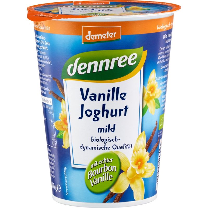 dennree Vanillejoghurt, mild - Produktbild