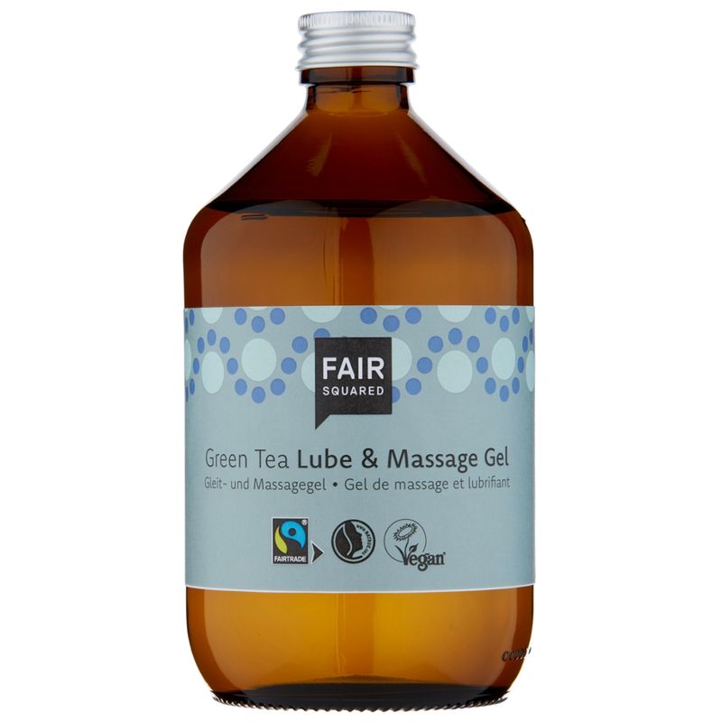 FAIR SQUARED FAIR SQUARED Lube & Massage Gel Green Tea 500 ml ZERO WASTE - Produktbild