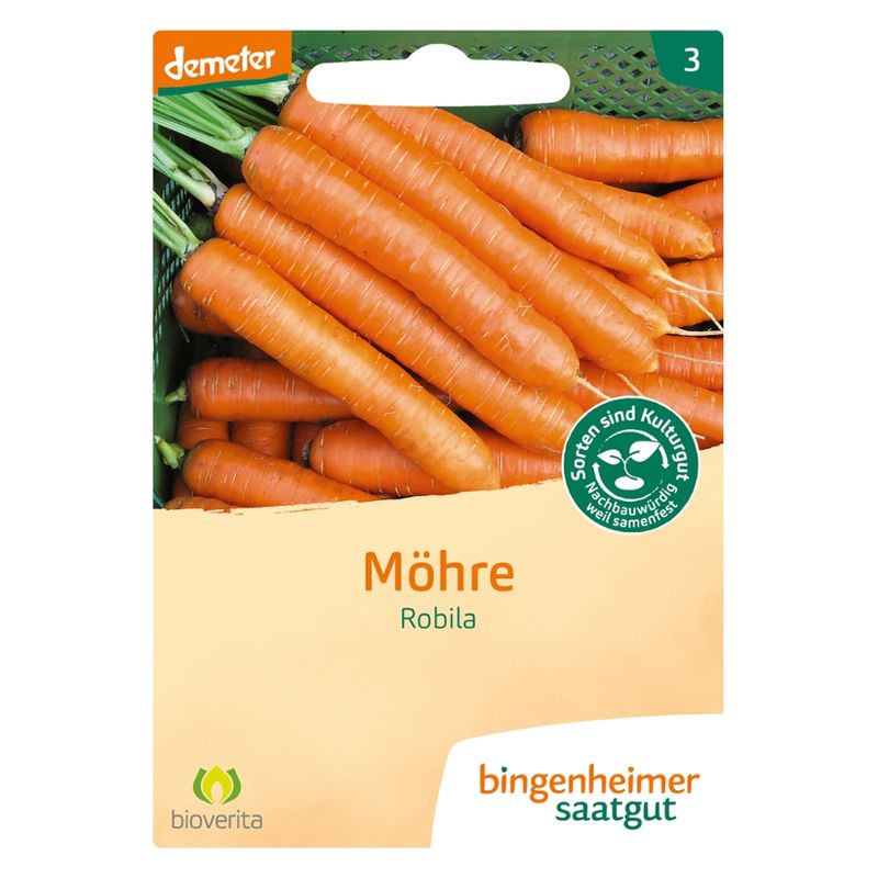 Bingenheimer Saatgut Robila - Möhre, nussig-mild (Saatgut) - Produktbild