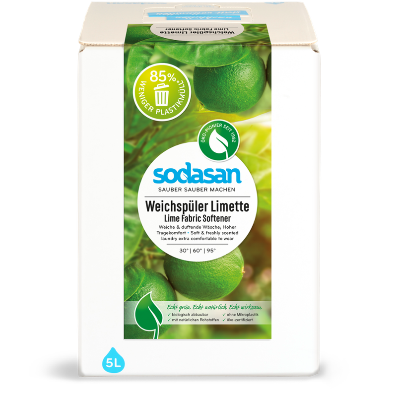 sodasan Fabric Softener Lime 5l BiB - Produktbild