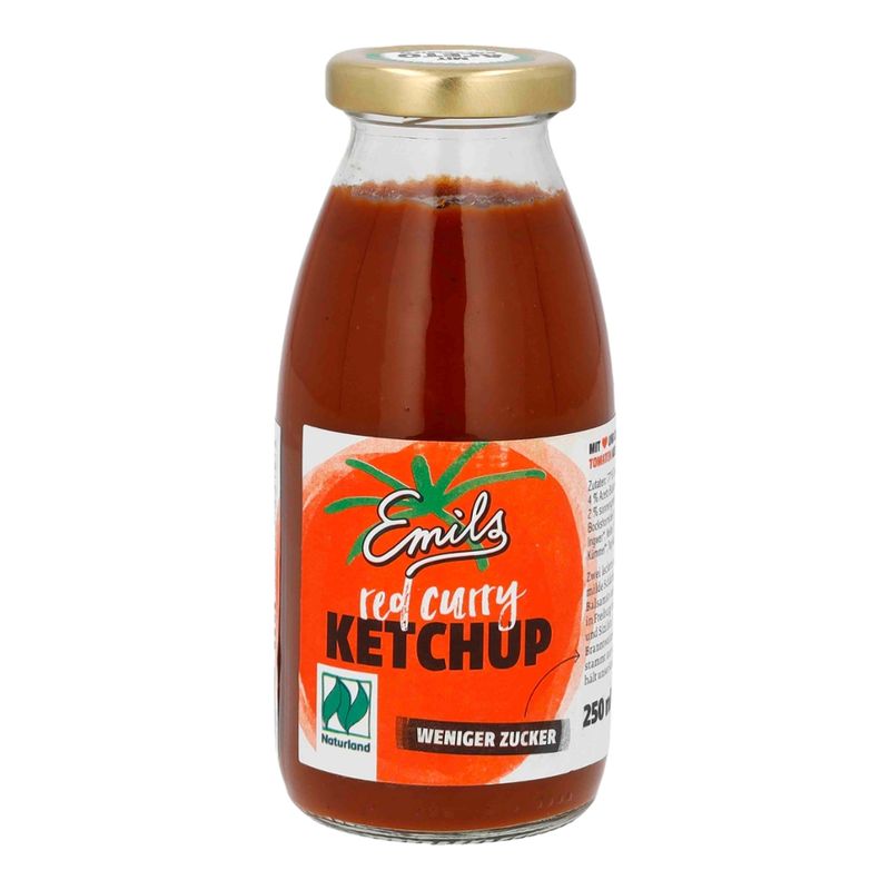 Emils Biomanufaktur Bio Redcurry Ketchup 250 ml - Produktbild