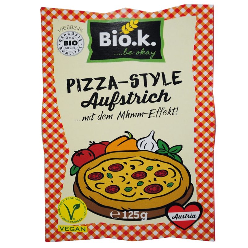 Bio.k. Bio.k. Italien Pizza Style Aufstrich mit dem Mhmm-Effekt - Produktbild