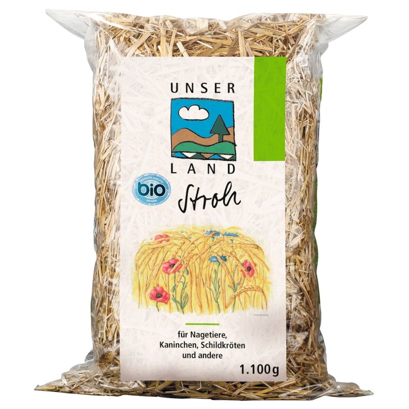 UNSER LAND UNSER LAND Bio Stroh, BayBio, 1.100g Beutel - Produktbild