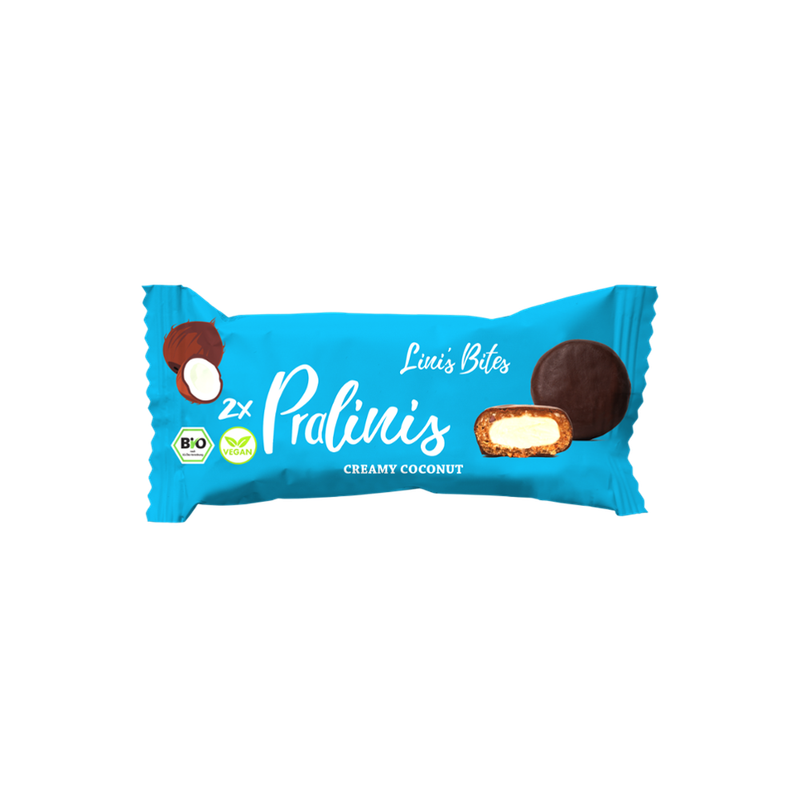 Lini's Bites Creamy Coconut Pralinis Bio Dattel-Kugeln - Produktbild