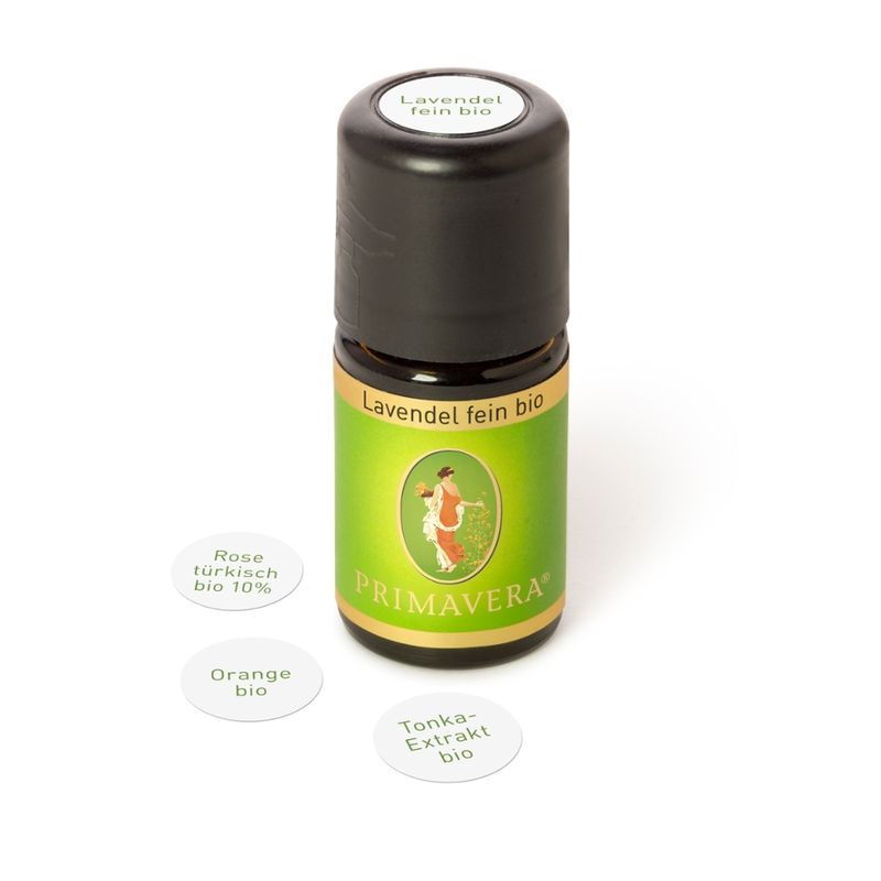 PRIMAVERA Rundetikettenset Ätherische Öle und Duftmischungen - Produktbild