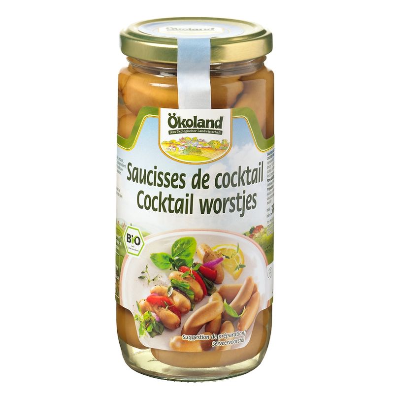 ÖKOLAND Saucisses cocktail / Cocktail worstjes - Produktbild