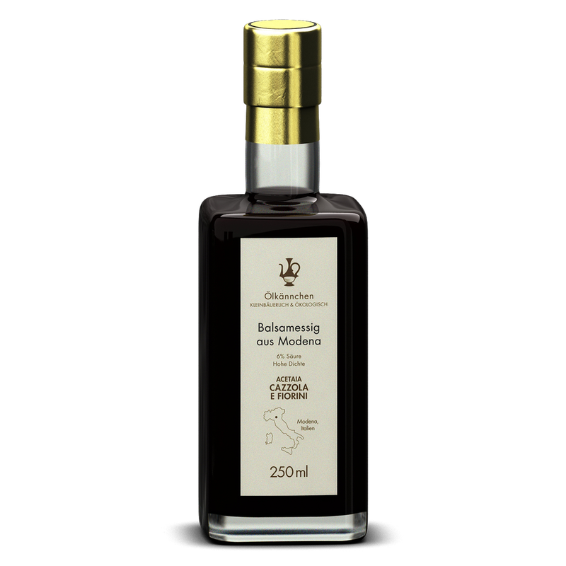 Ölkännchen ÖK Acetaia Cazzola & Fiorini Balsamessig Hohe Dichte 6% Säure, g.g.A. Modena, IT 250ml - Produktbild