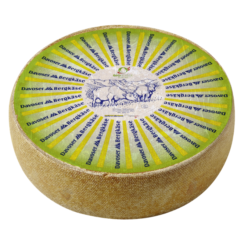 InterCheese 202202_Davoser Bergkäse "Bio VK", 3 - 5 Monate, Laib ca. 5 kg - Produktbild