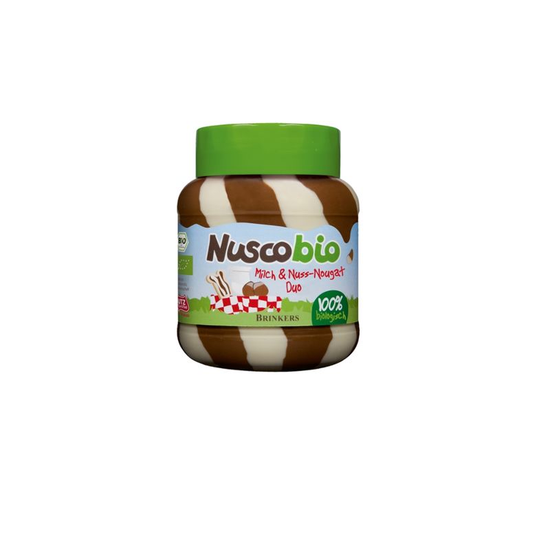 Nuscobio Nuscobio Milch & Nuss-Nougat Duo 400g - Produktbild