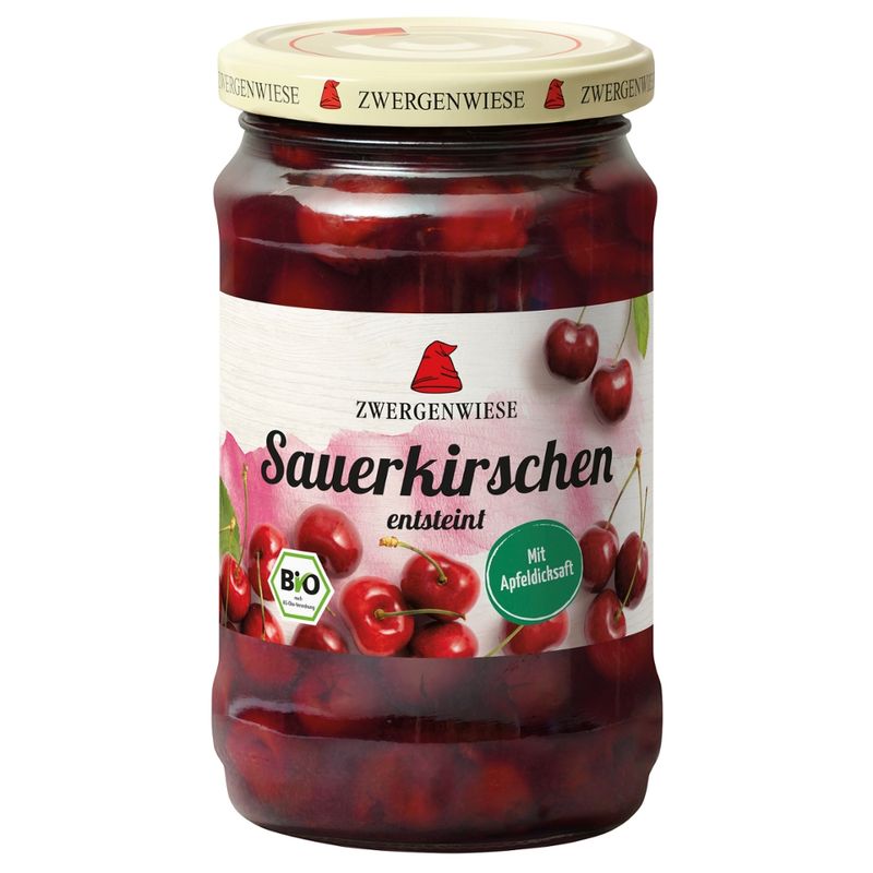 Zwergenwiese Sauerkirschen mit Apfeldicksaft - Produktbild