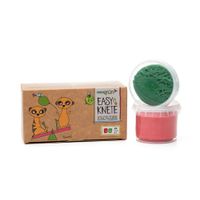 Bio Easy-Knete 2er Set SURI - rot/grün - Produktbild