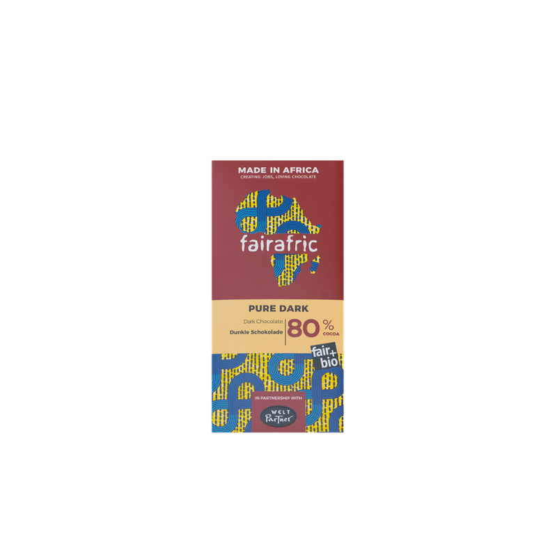 fairafric 80% Bio-Zartbitterschokolade - Produktbild