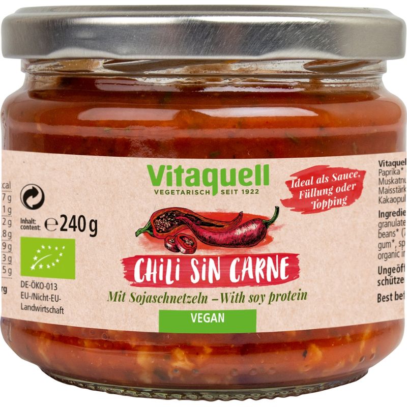Vitaquell Chili Sin Carne Bio vegan - Produktbild