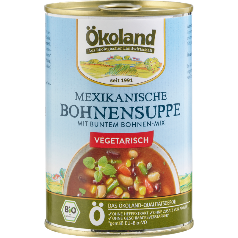 ÖKOLAND Mexikanische Bohnensuppe - Produktbild