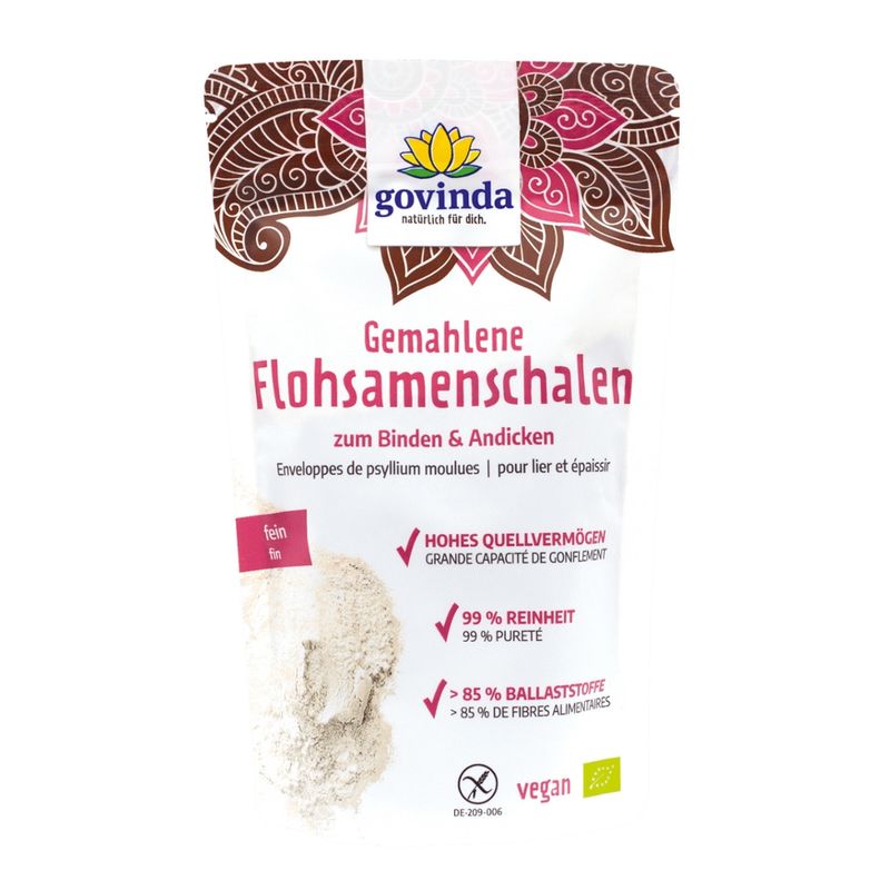 Govinda Bio Gemahlene Flohsamenschalen - Produktbild