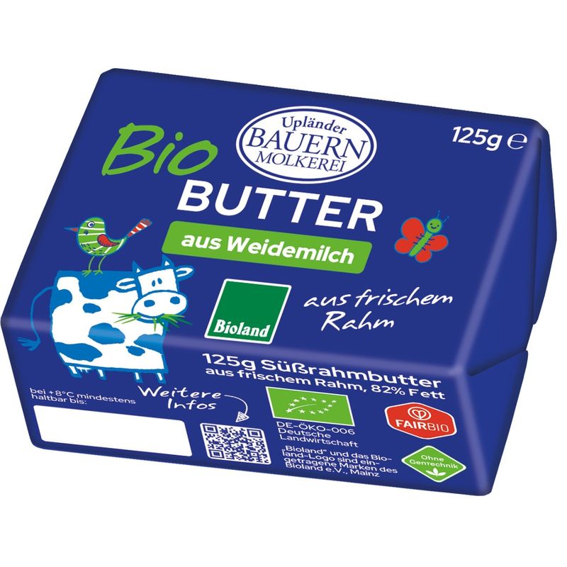 Upländer Bauernmolkerei Süßrahmbutter - Produktbild