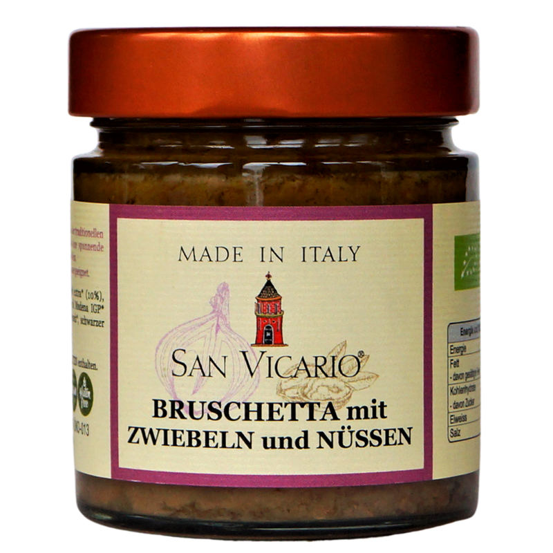 San Vicario Bruschetta mit Zwiebeln und Nüssen - Produktbild