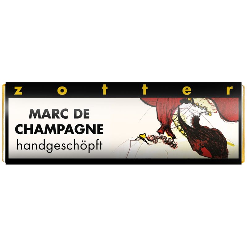 Zotter Schokolade Schoko-Mini Marc de Champagne - Produktbild