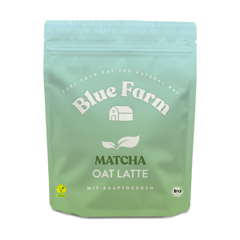 Blue Farm Blue Farm Matcha Oat Latte mit Vitalpilz Lion's Mane - Produktbild