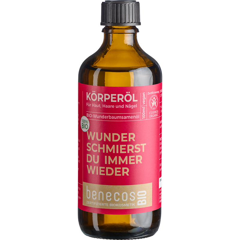 benecos benecosBIO Körperöl Bio-Wunderbaumsamenöl - WUNDER SCHMIERST DU IMMER WIEDER - Produktbild