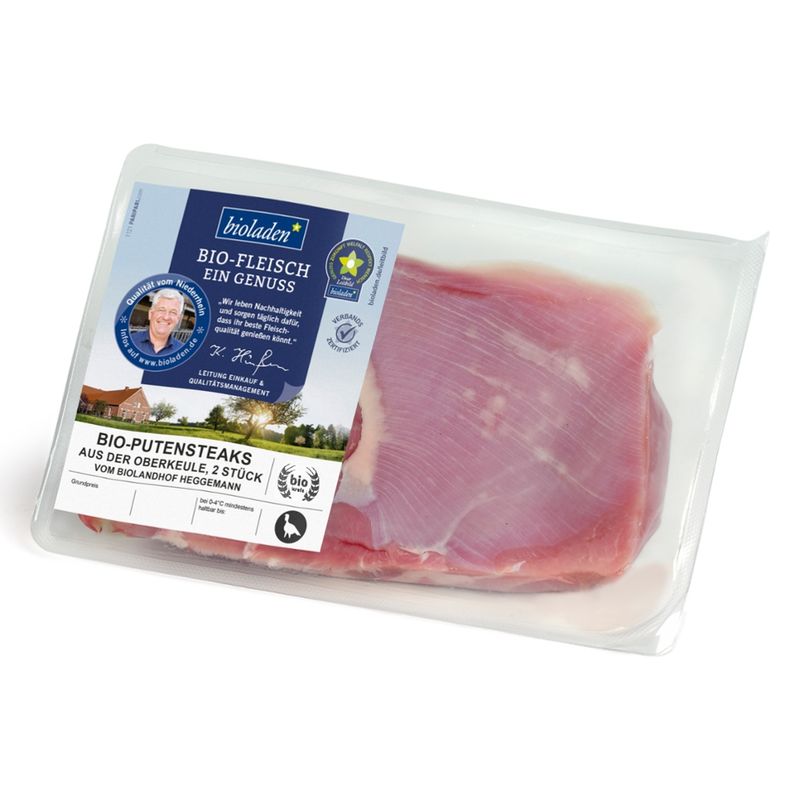 bioladen Putensteak aus der Oberkeule, 2 Stück - Produktbild