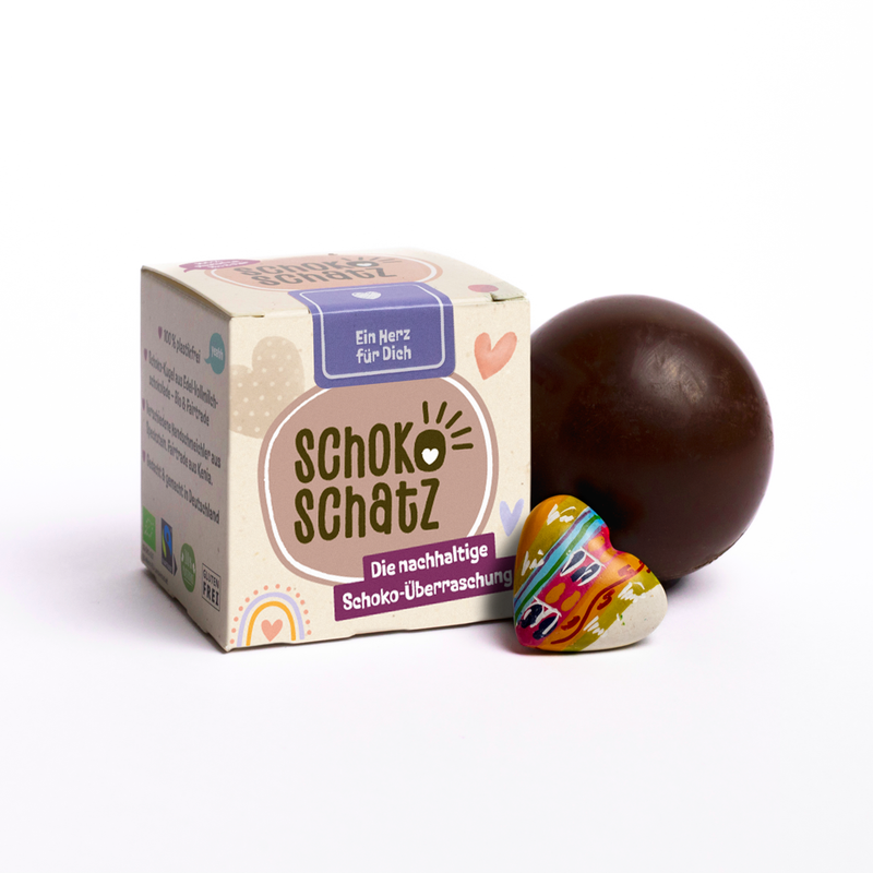 SchokoSchatz SchokoSchatz für Lieblingsmenschen - Edition "Ein Herz für Dich" - Produktbild
