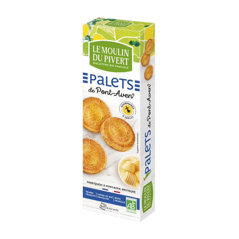 Le Moulin du Pivert Bretonische Kekse mit Butter und Dinkelmehl - Produktbild