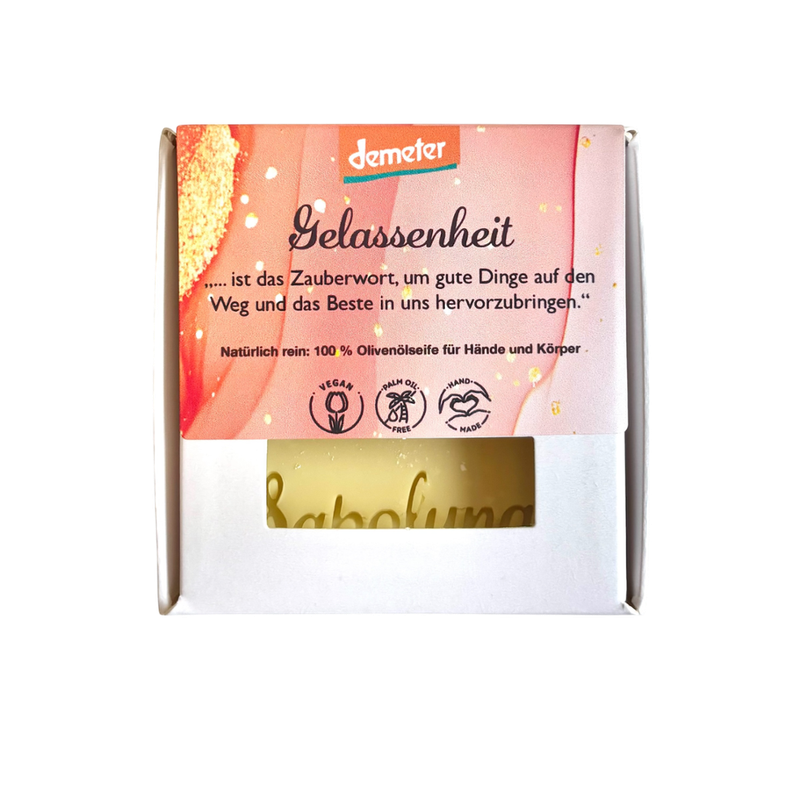 Sapoluna Demeter Olivenöl-Seife Gelassenheit - Produktbild