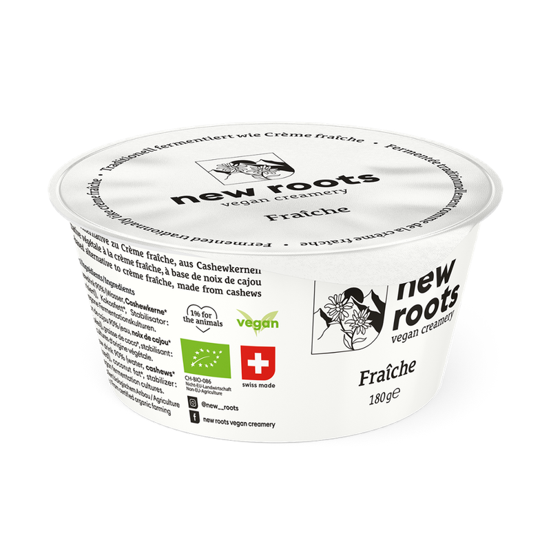 New Roots Pflanzliche Alternative zu Crème fraîche, aus Cashewkernen - Produktbild