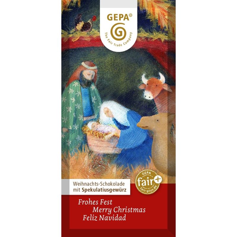 GEPA - The Fair Trade Company Weihnachtsschokolade - Produktbild