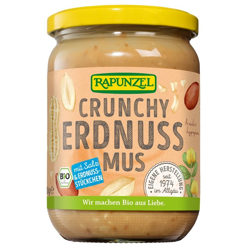 Rapunzel Erdnussmus Crunchy mit Salz - Produktbild