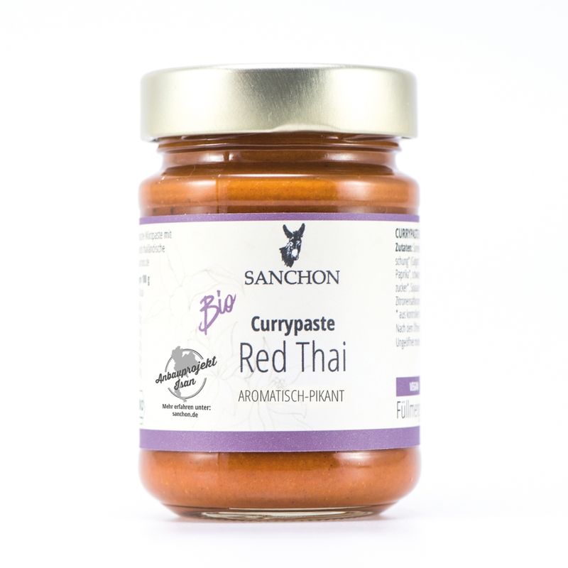 Sanchon WP Currypaste Red Thai, 190 g, SANCHON, bio - Produktbild