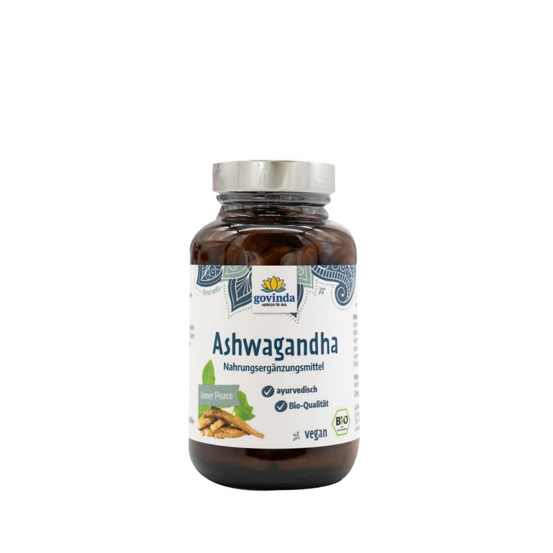 Govinda Bio Ashwagandha-Kapseln 45 g - Produktbild