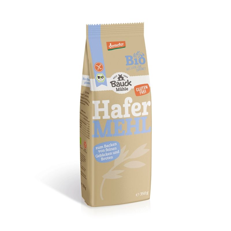 Bauck Mühle Hafermehl glutenfrei Demeter - Produktbild